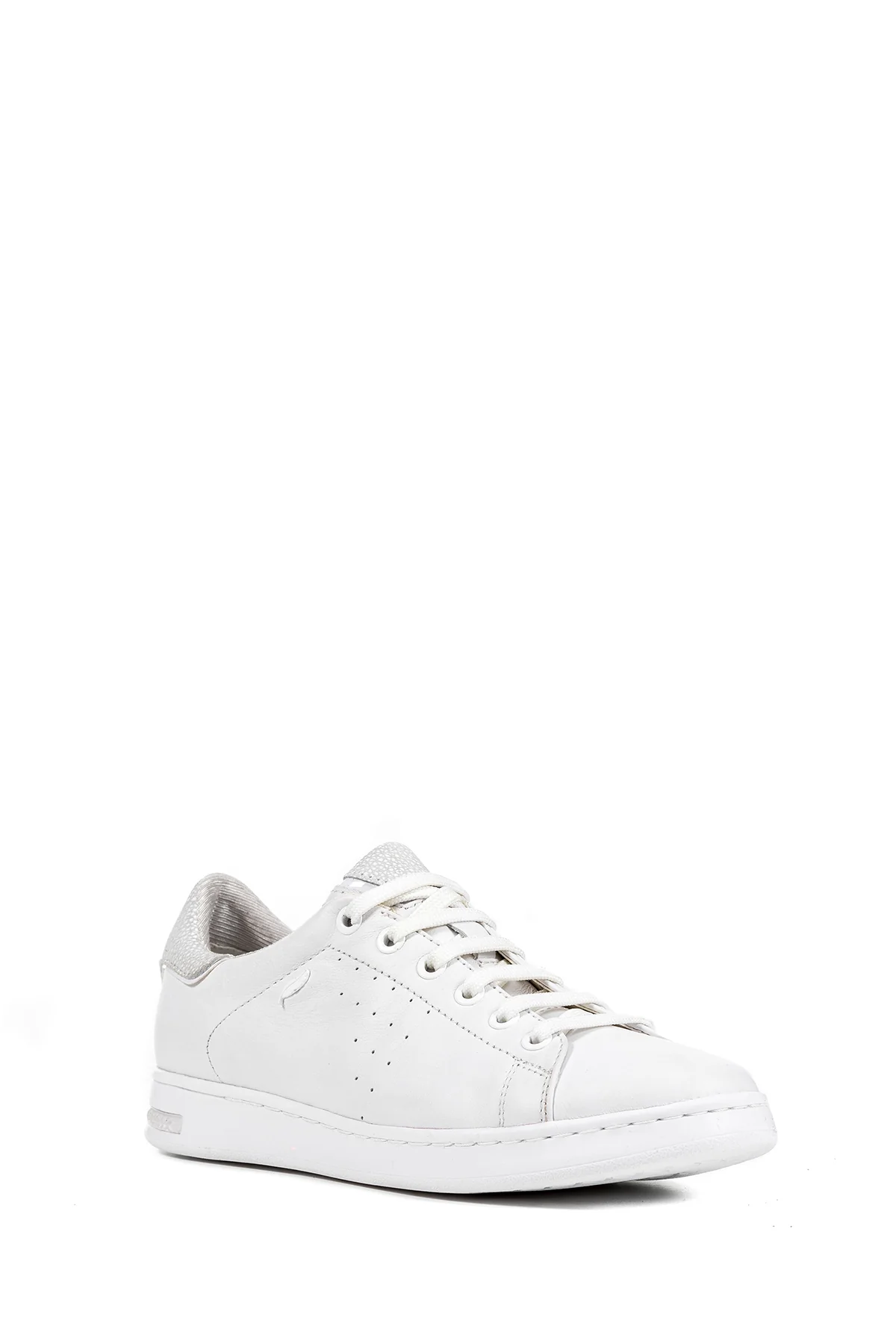 Geox Kadın Beyaz Jaysen Bağcıklı Deri Sneaker - Image 3