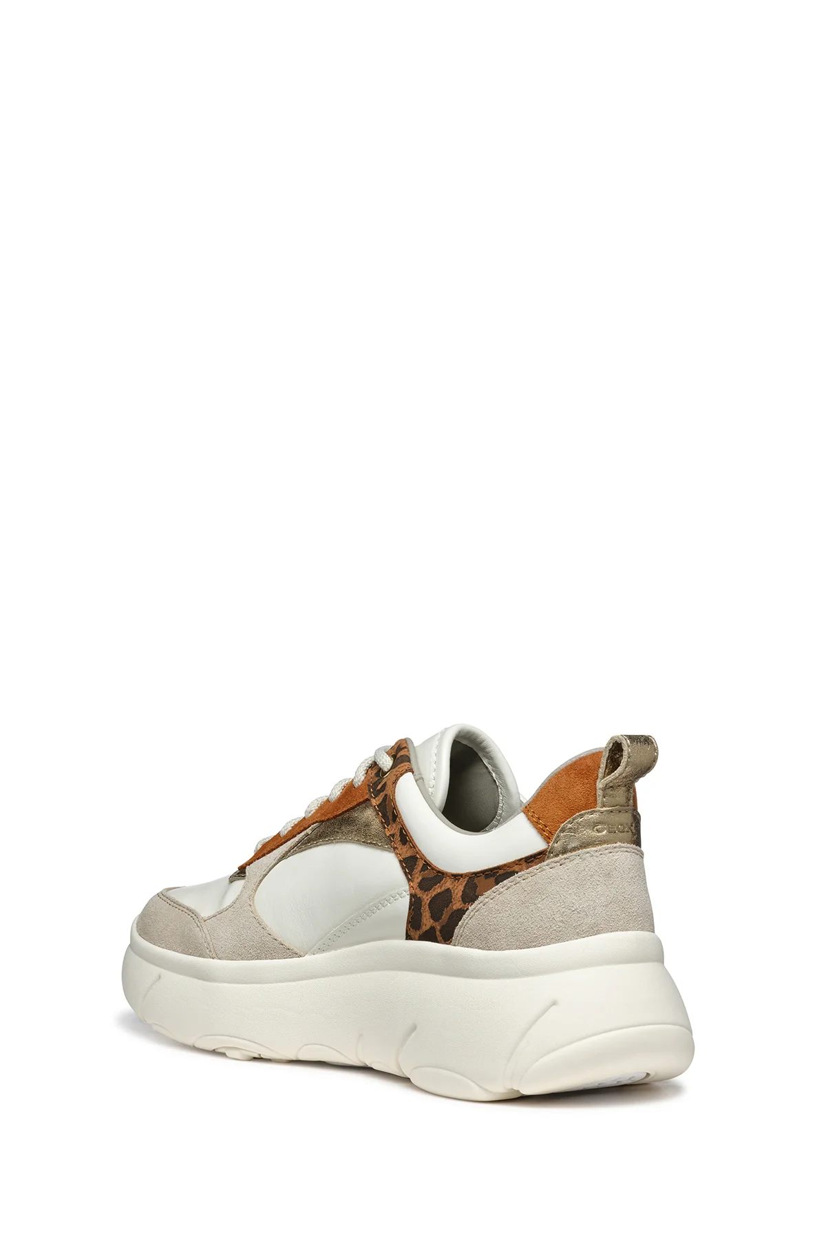 Geox Kadın Beyaz Nebula 2.0 X Bağcıklı Sneaker - Image 4