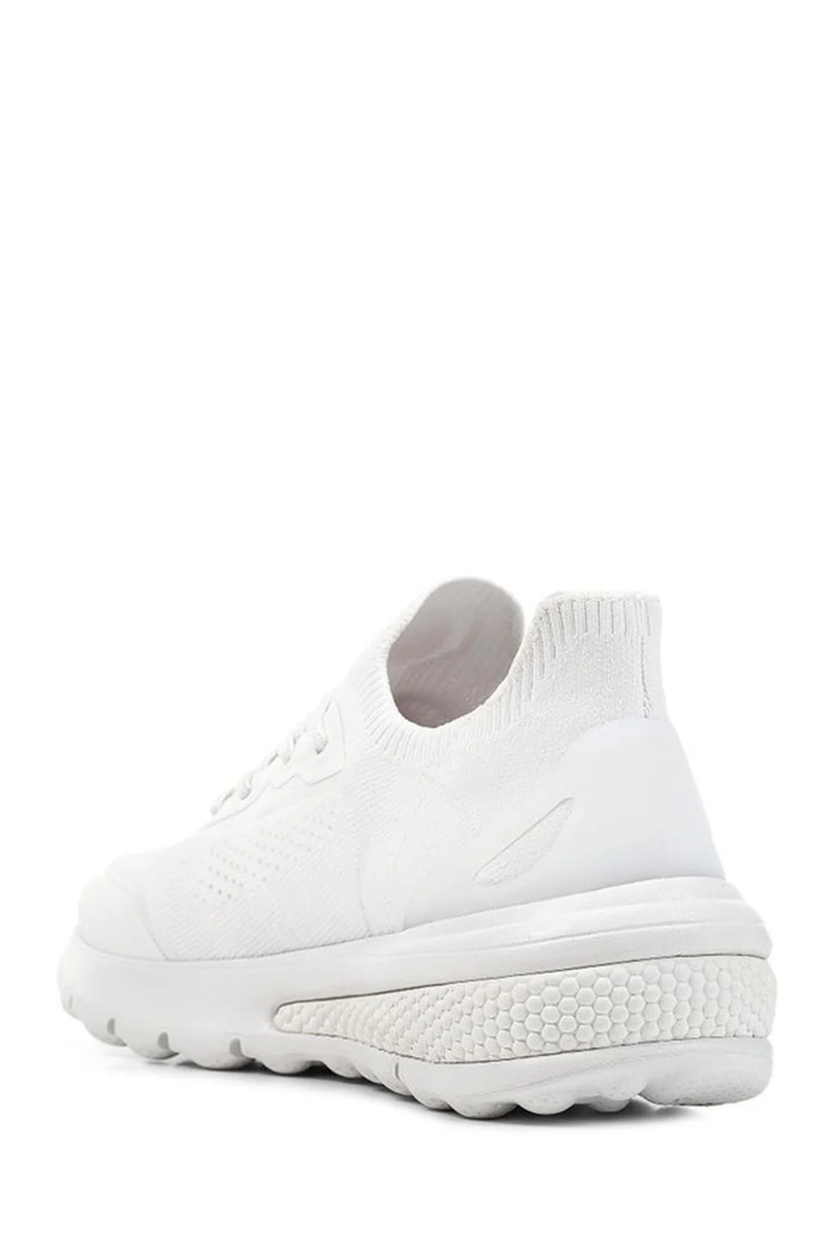 Geox Kadın Beyaz Spherica Actif Kalın Tabanlı Bağcıklı Kumaş Sneaker - Image 2