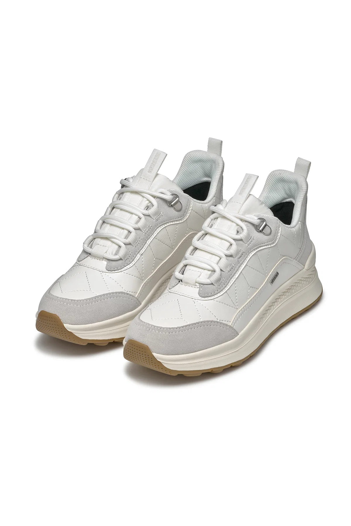 Geox Kadın Beyaz Spherica Actif X2 Abx Bağcıklı Waterproof Sneaker - Image 3