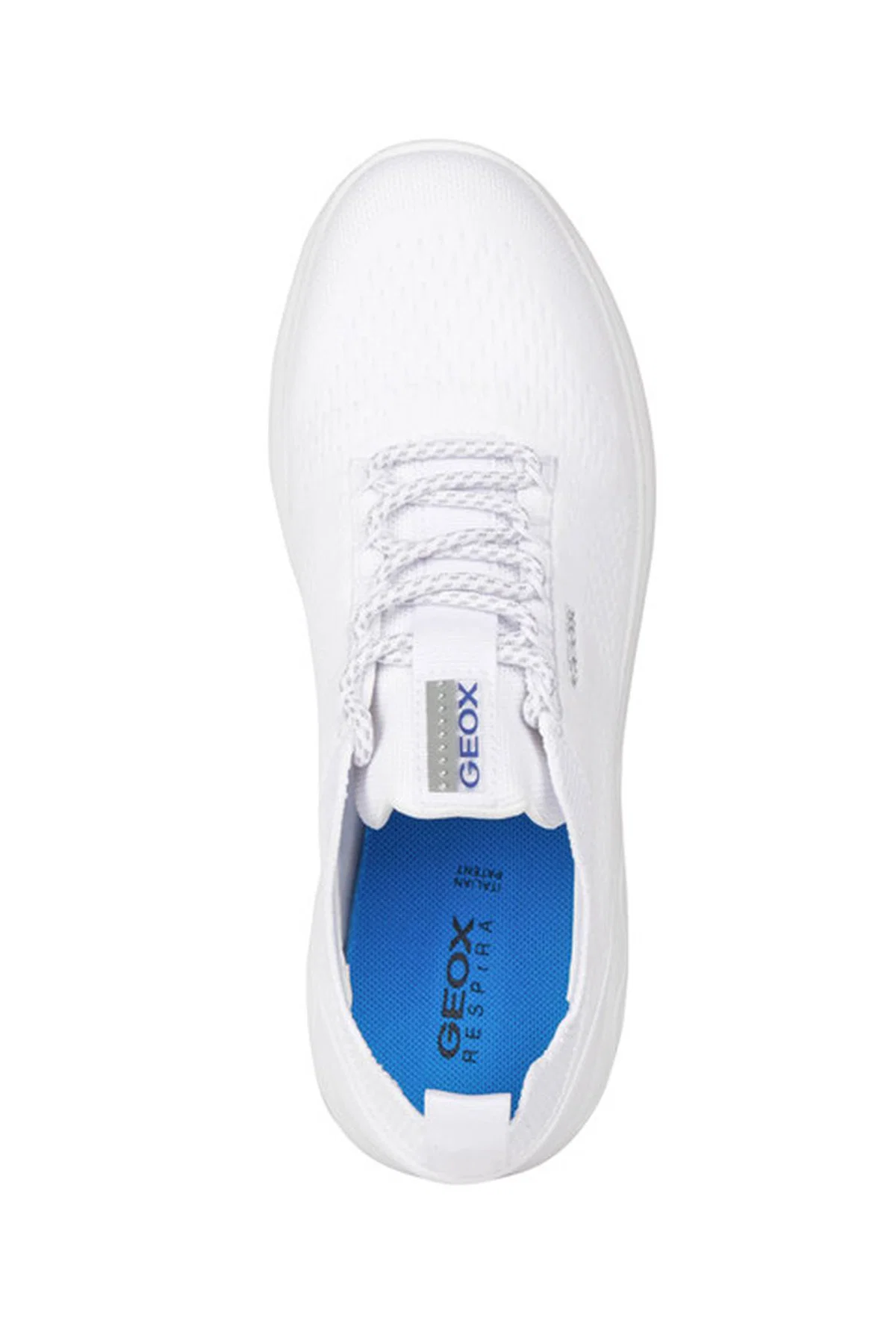 Geox Kadın Beyaz Spherica Bağcıklı Deri Sneaker - Image 6