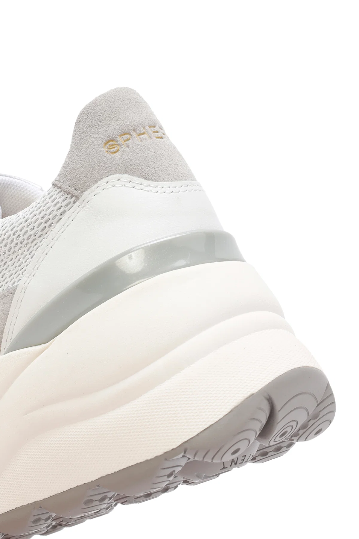 Geox Kadın Beyaz Spherica Bağcıklı Deri Sneaker - Image 9