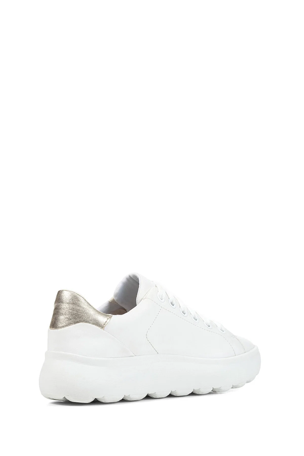 Geox Kadın Beyaz Spherica Ec4.1 Deri Bağcıklı Sneaker - Image 6