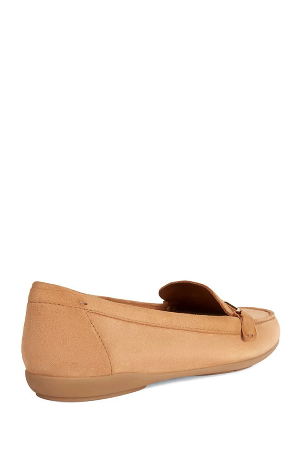 Geox Kadın Camel Annytah Moc Süet Deri Loafer - Image 4
