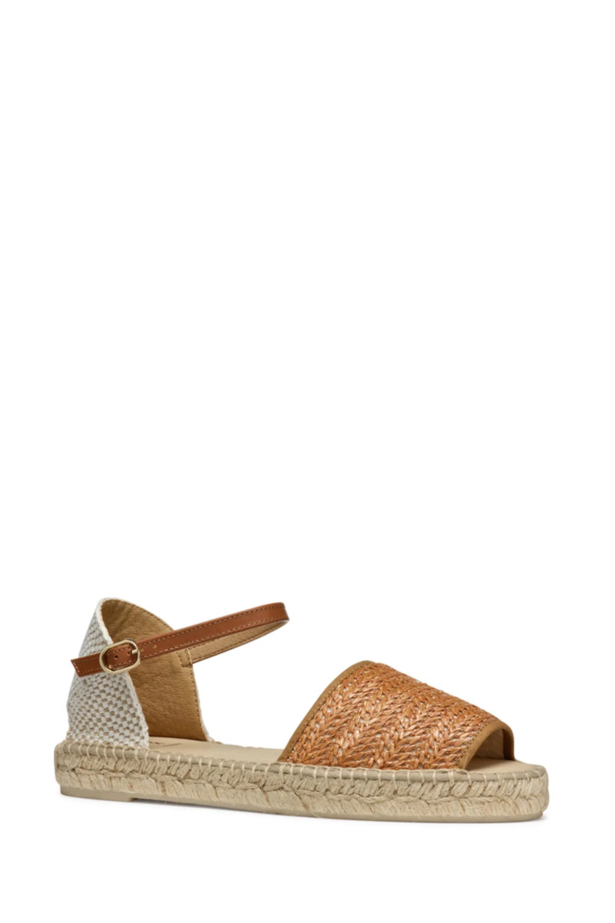 Geox Kadın Camel  D Lampedusa Örgülü Deri Espadril - Image 2