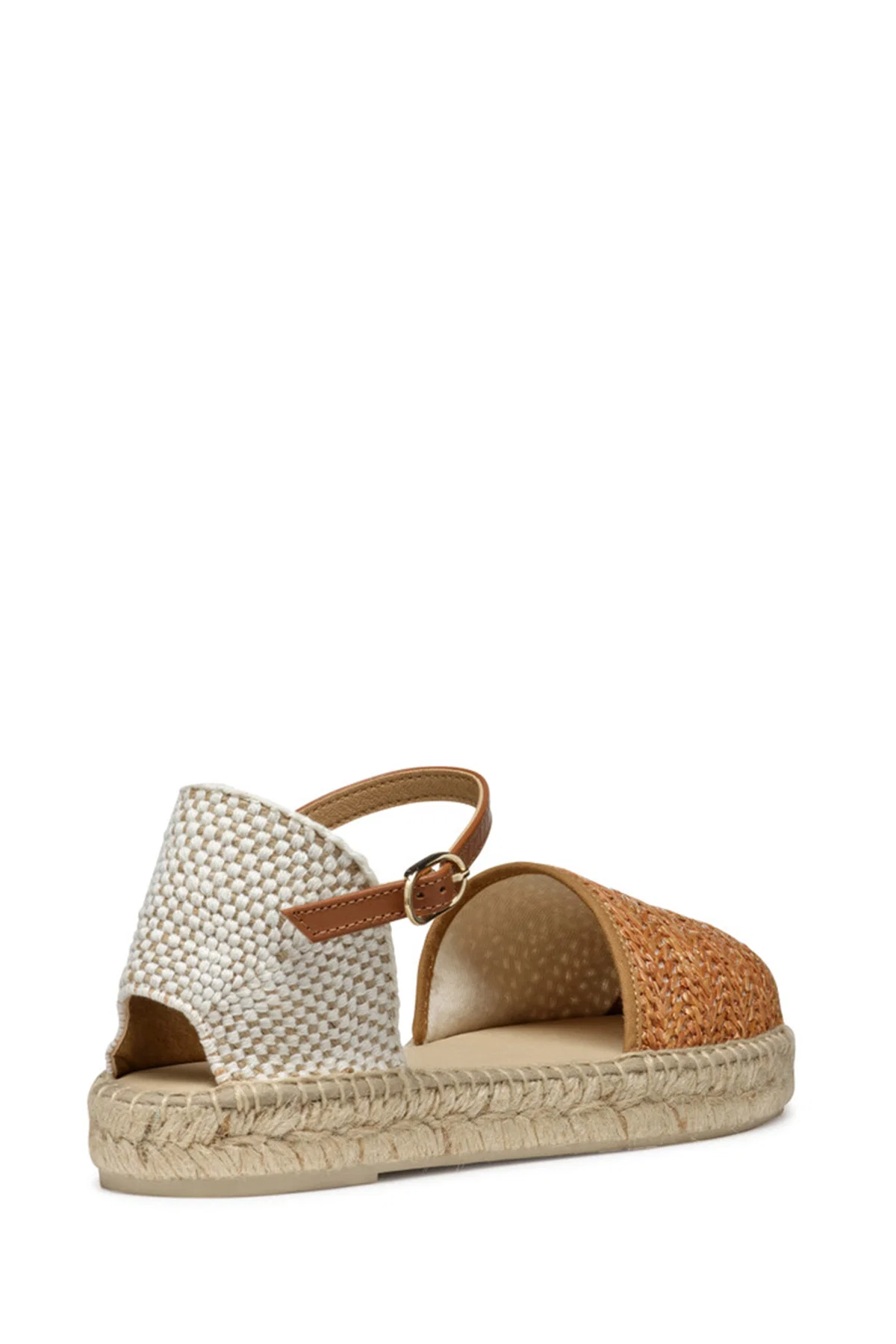 Geox Kadın Camel  D Lampedusa Örgülü Deri Espadril - Image 4