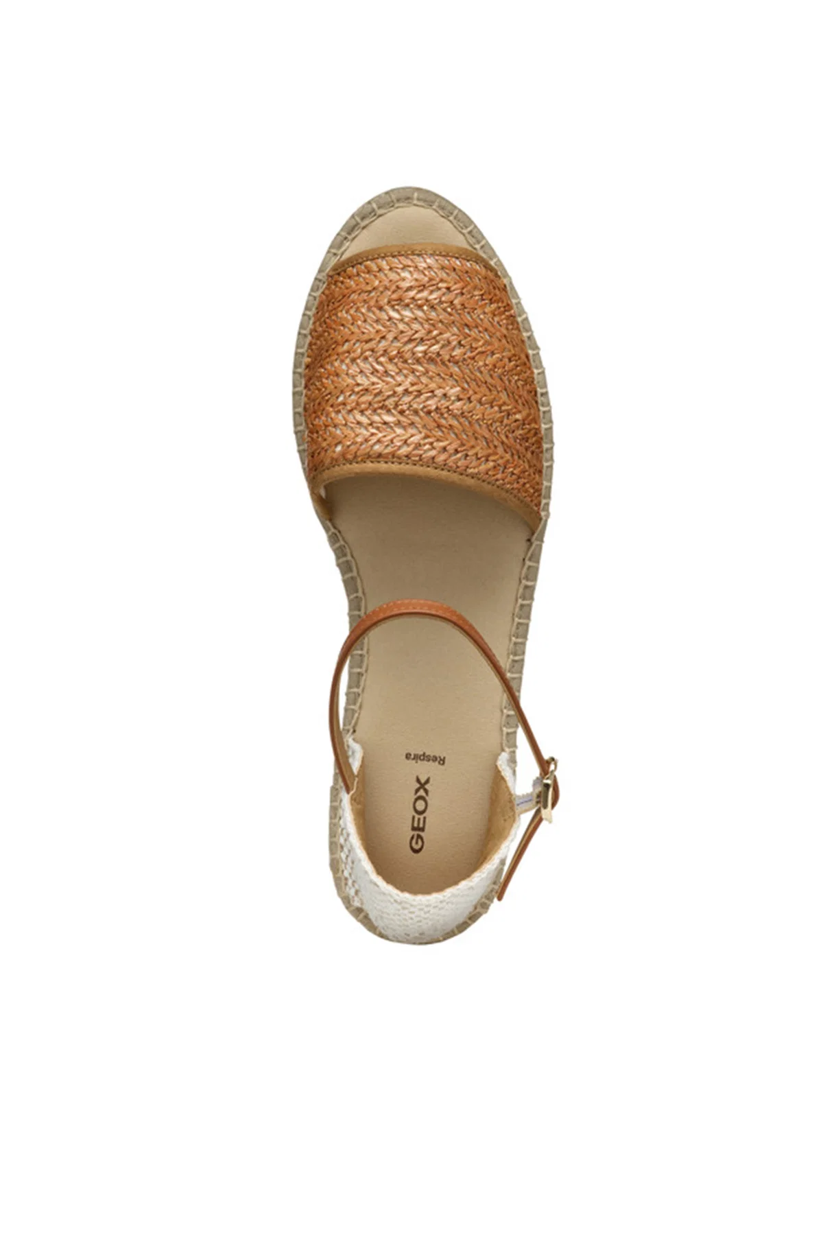 Geox Kadın Camel  D Lampedusa Örgülü Deri Espadril - Image 5