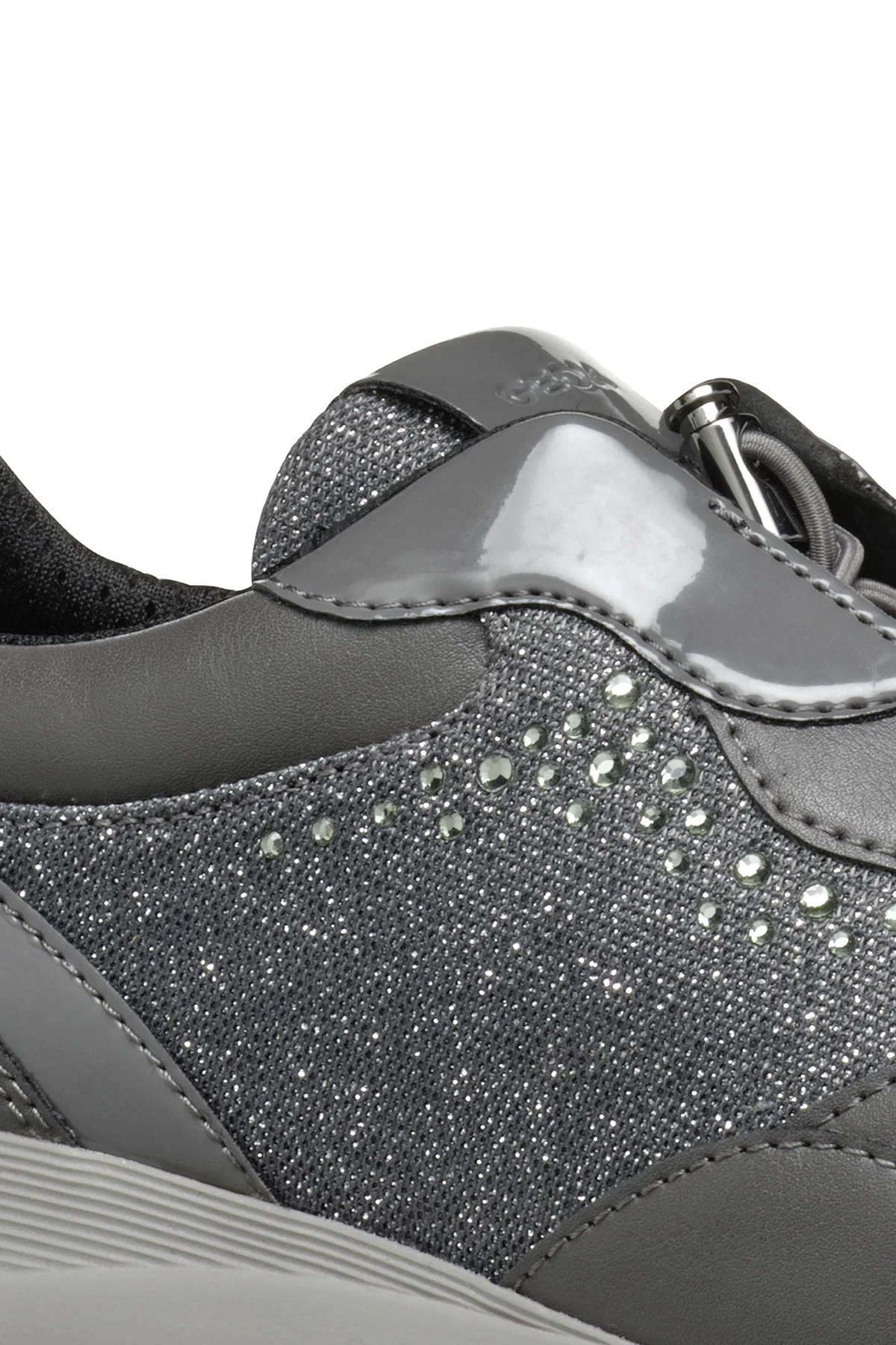 Geox Kadın Gri Alleniee B Taş Detaylı Sneaker - Image 8