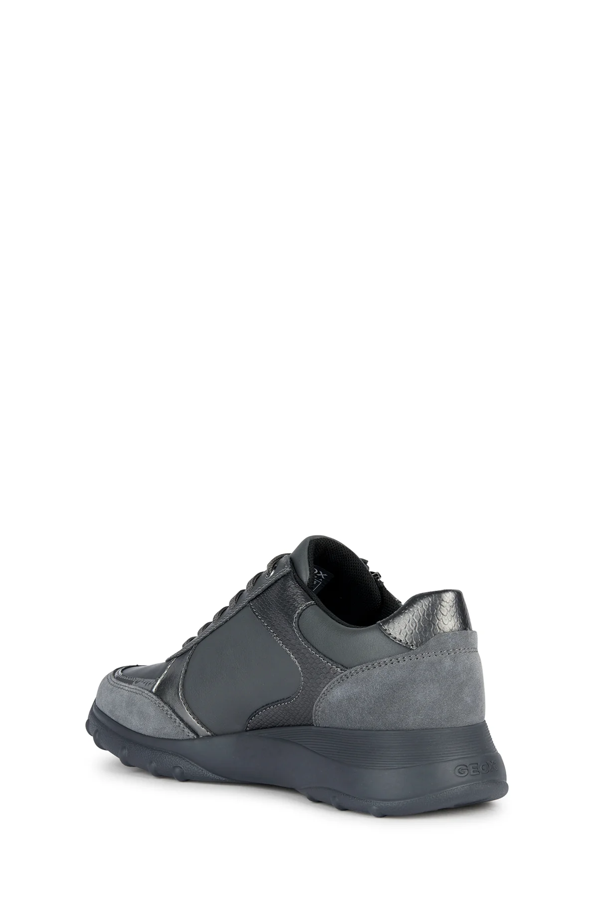 Geox Kadın Gri Alleniee Süet Detaylı Sneaker - Image 2