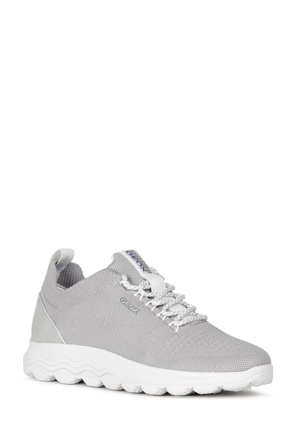 Geox Kadın Gri Spherica Bağcıklı Kumaş Sneaker - Image 3