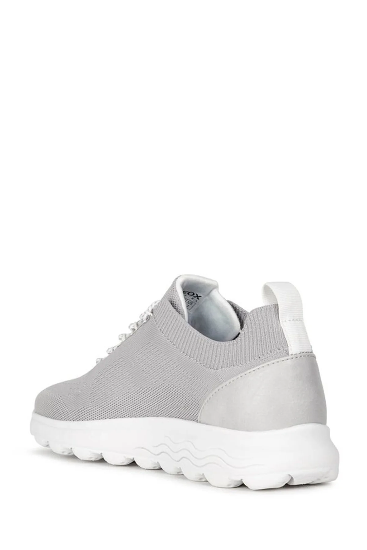 Geox Kadın Gri Spherica Bağcıklı Kumaş Sneaker - Image 4