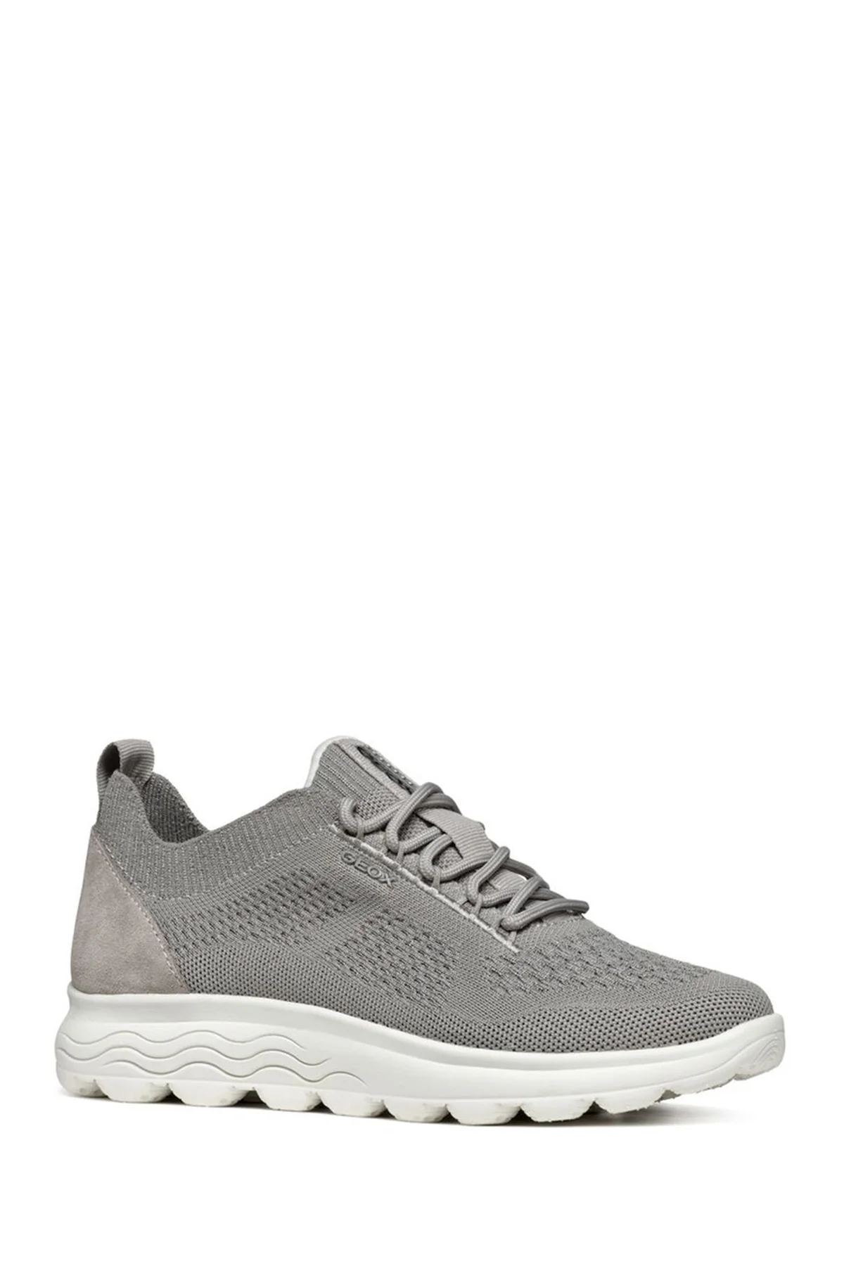 Geox Kadın Gri Spherica Bağcıklı Kumaş Sneaker - Image 3