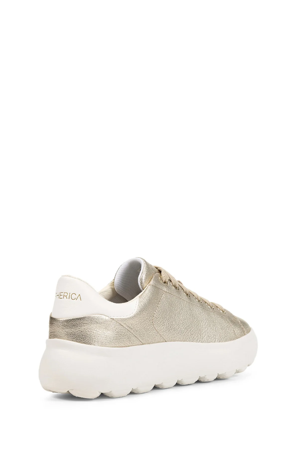 Geox Kadın Gri Spherica Ec4.1 Bağcıklı Deri Sneaker - Image 4