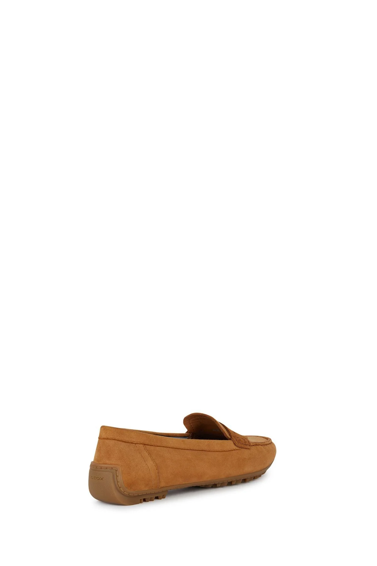 Geox Kadın Kahverengi Kosmopolis + Grip Süet Deri Loafer - Image 2