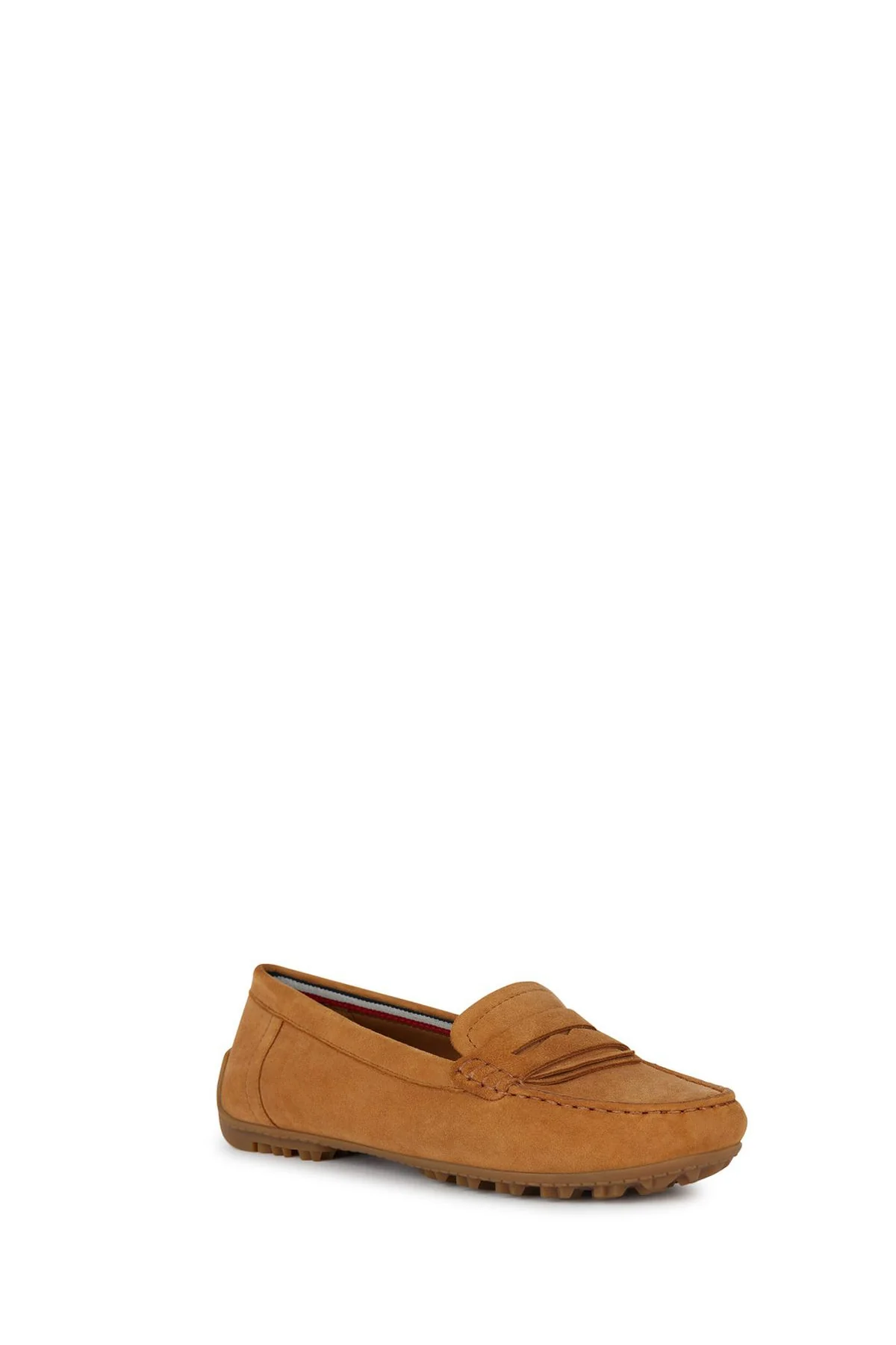 Geox Kadın Kahverengi Kosmopolis + Grip Süet Deri Loafer - Image 3