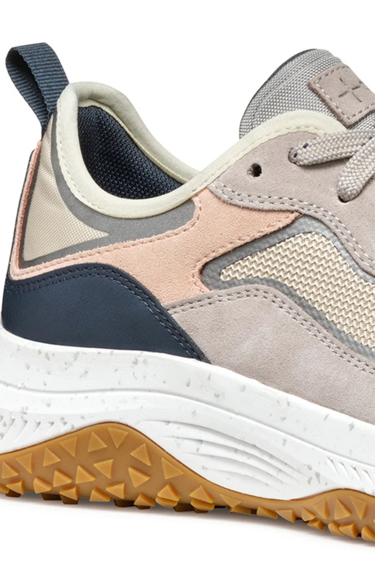 Geox Kadın Kahverengi Oliviera + Grip Bağcıklı Kalın Tabanlı Deri Sneaker - Image 8