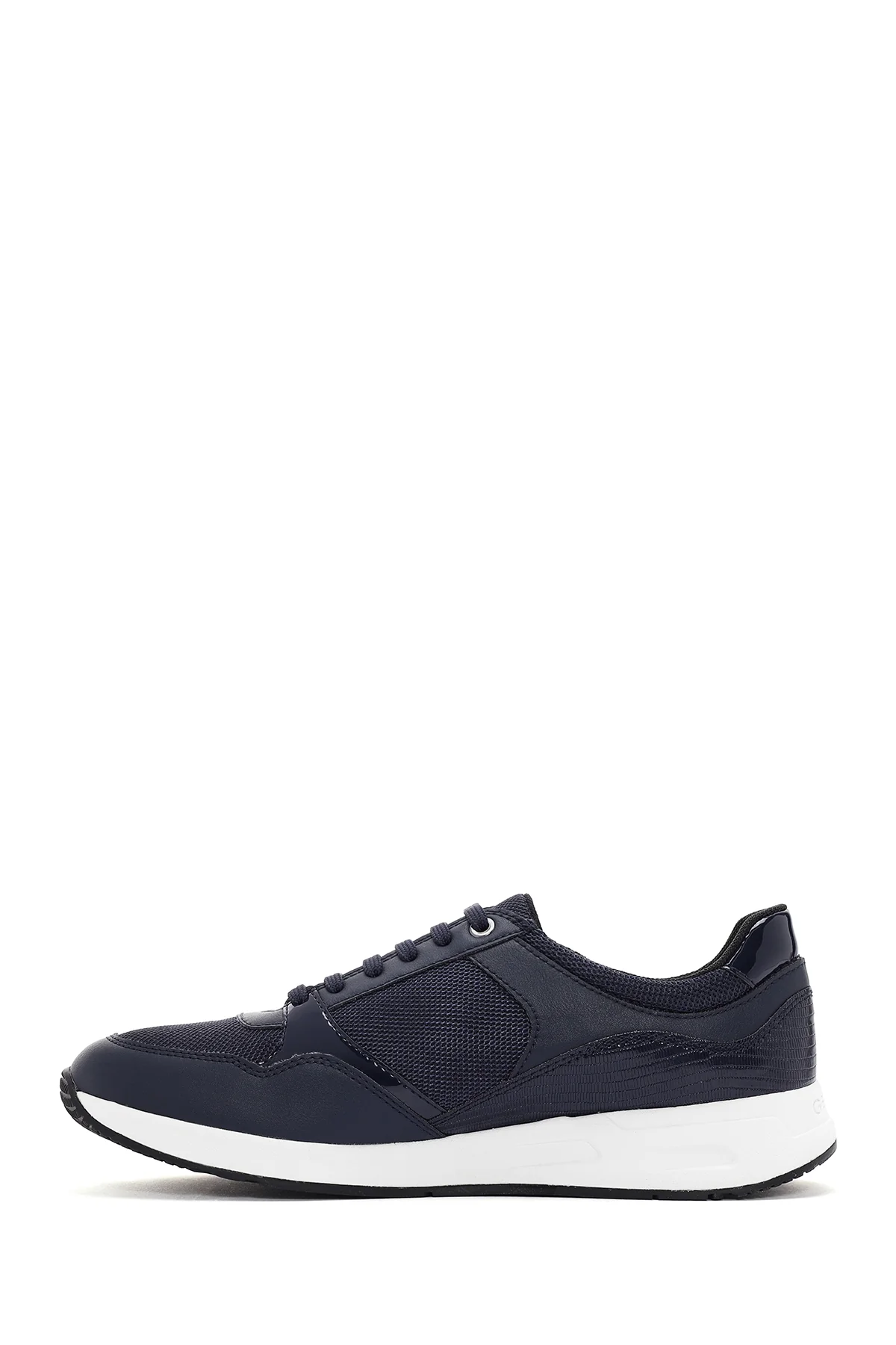 Geox Kadın Lacivert Bulmya Bağcıklı Deri Sneaker - Image 2