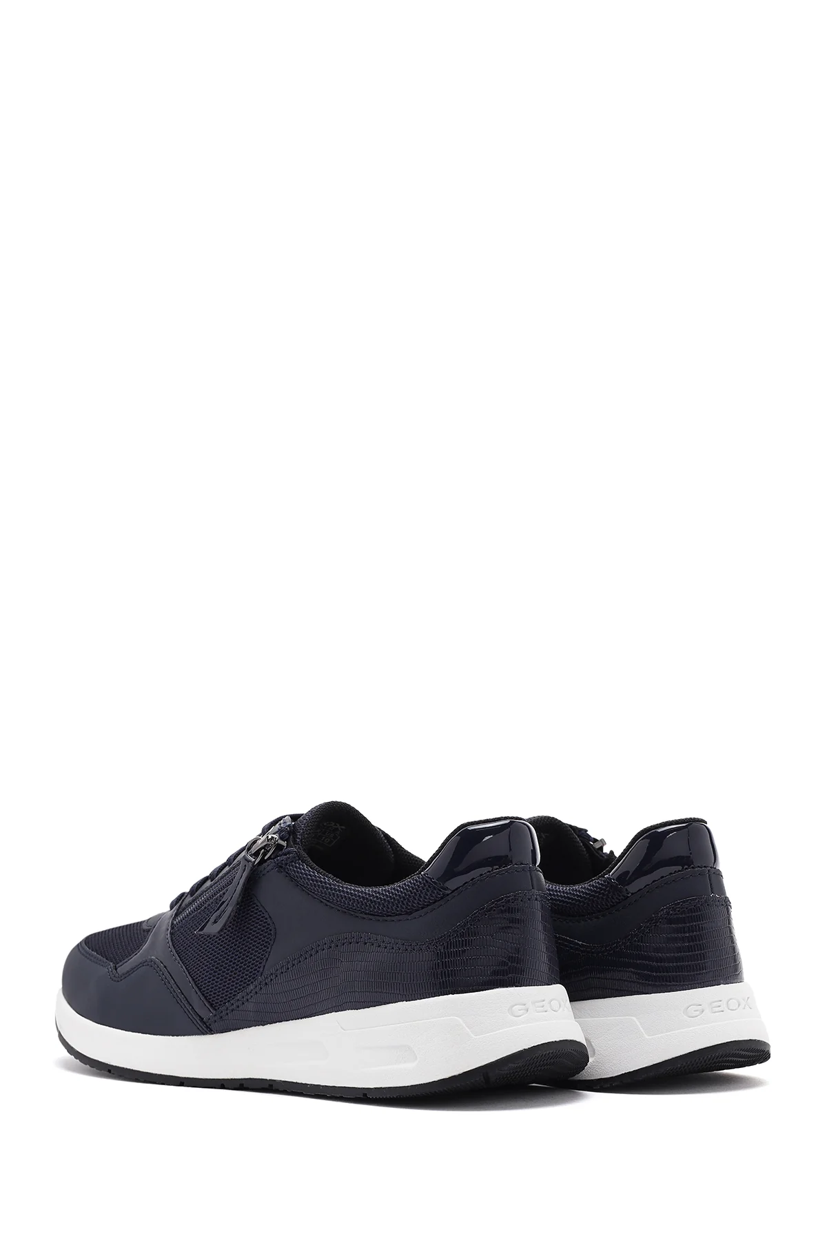 Geox Kadın Lacivert Bulmya Bağcıklı Deri Sneaker - Image 5