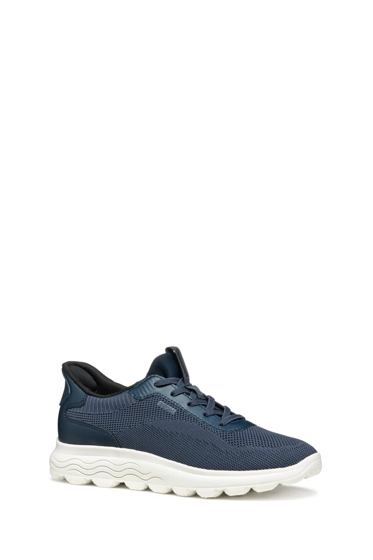 Geox Kadın Lacivert D Spherica Plus A - Knit.Te + Sy Bağcıklı Kumaş Sneaker - Image 3
