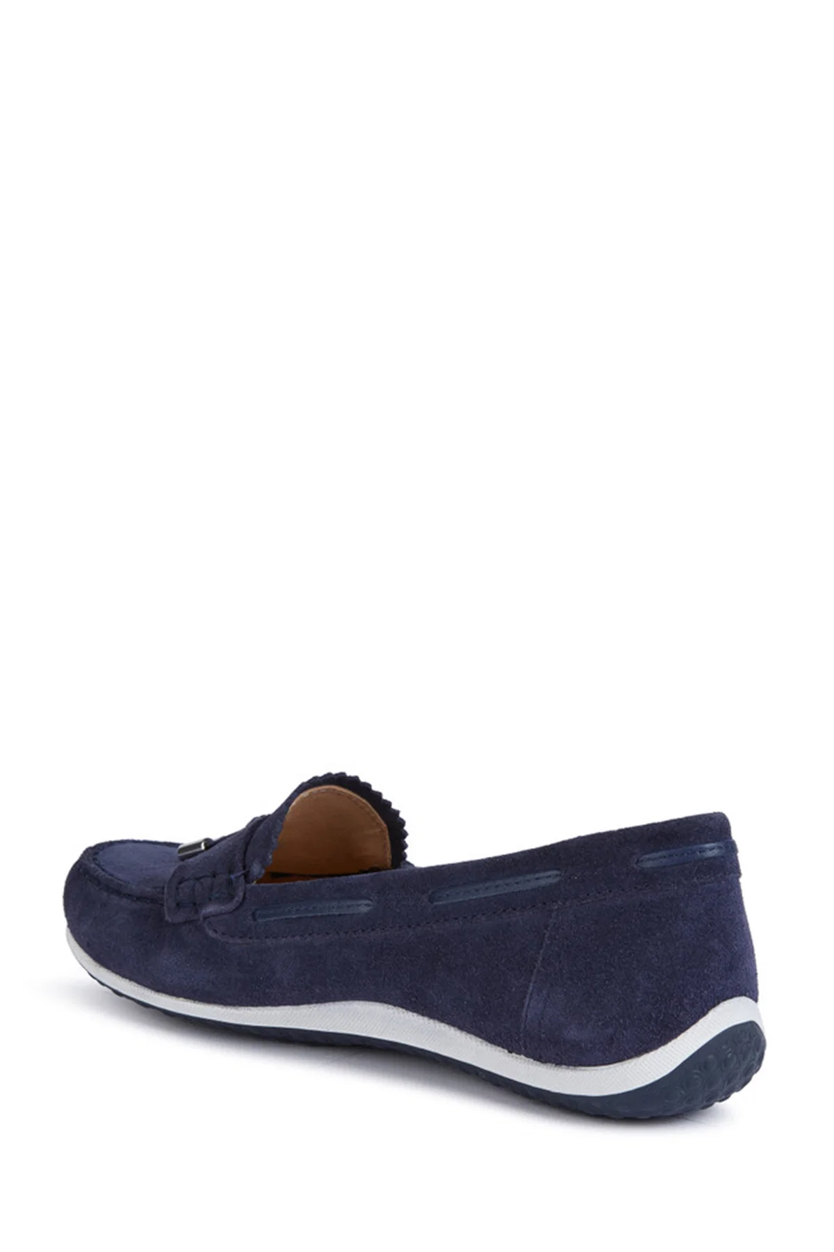Geox Kadın Lacivert D Vega Moc Püsküllü Süet Deri Loafer - Image 4