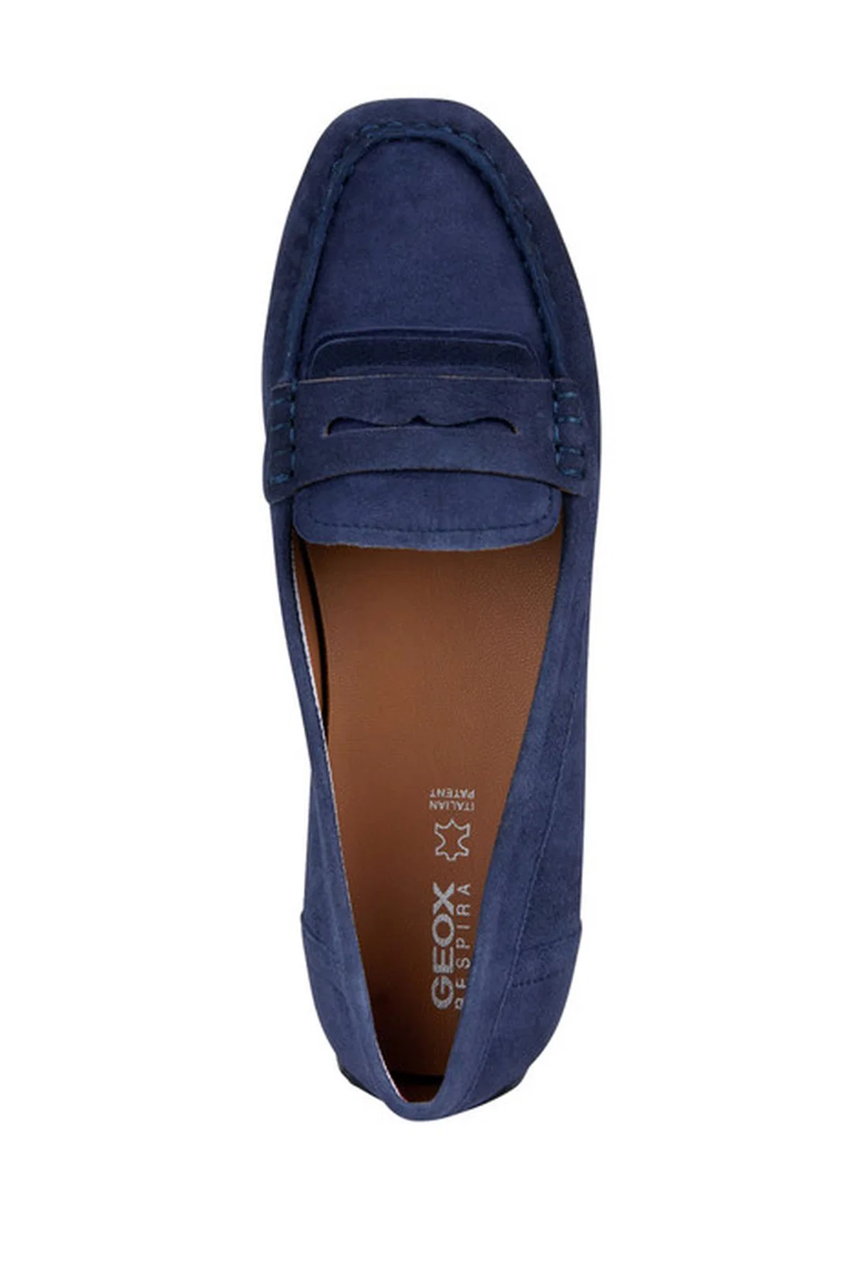 Geox Kadın Lacivert Kosmopolis + Grip Süet Deri Loafer - Image 5