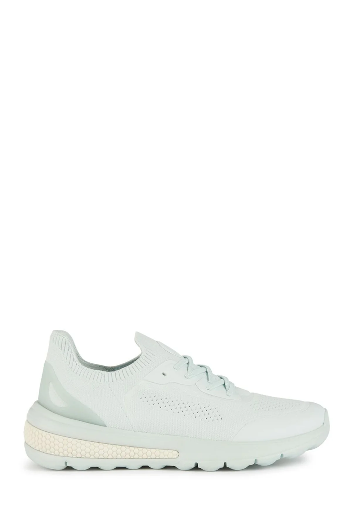Geox Kadın Mavi Spherica Actif Kalın Tabanlı Bağcıklı Kumaş Sneaker