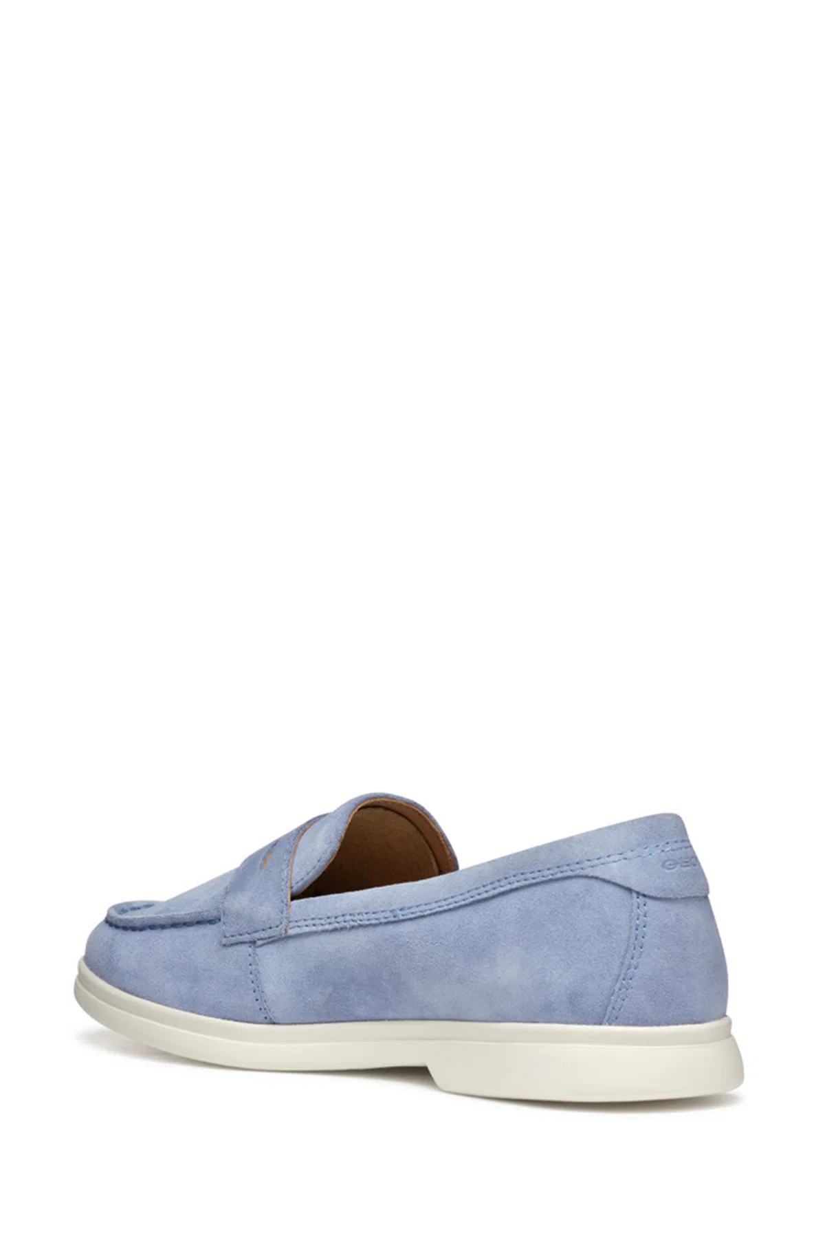 Geox Kadın Mavi Xand 3 Süet Deri Maskülen Loafer - Image 3