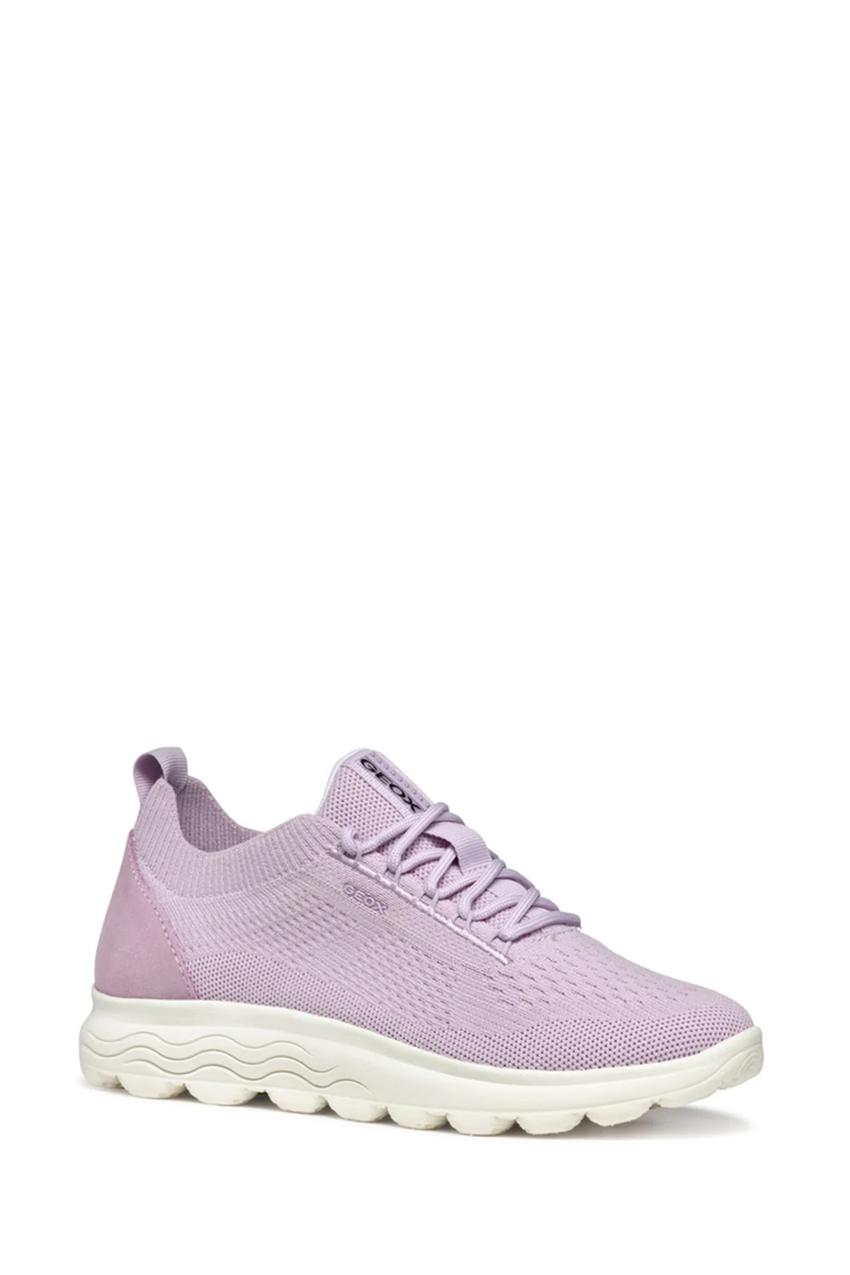 Geox Kadın Mor D Spherica A - Knitt. Text + Sue Bağcıklı Kumaş Sneaker - Image 2