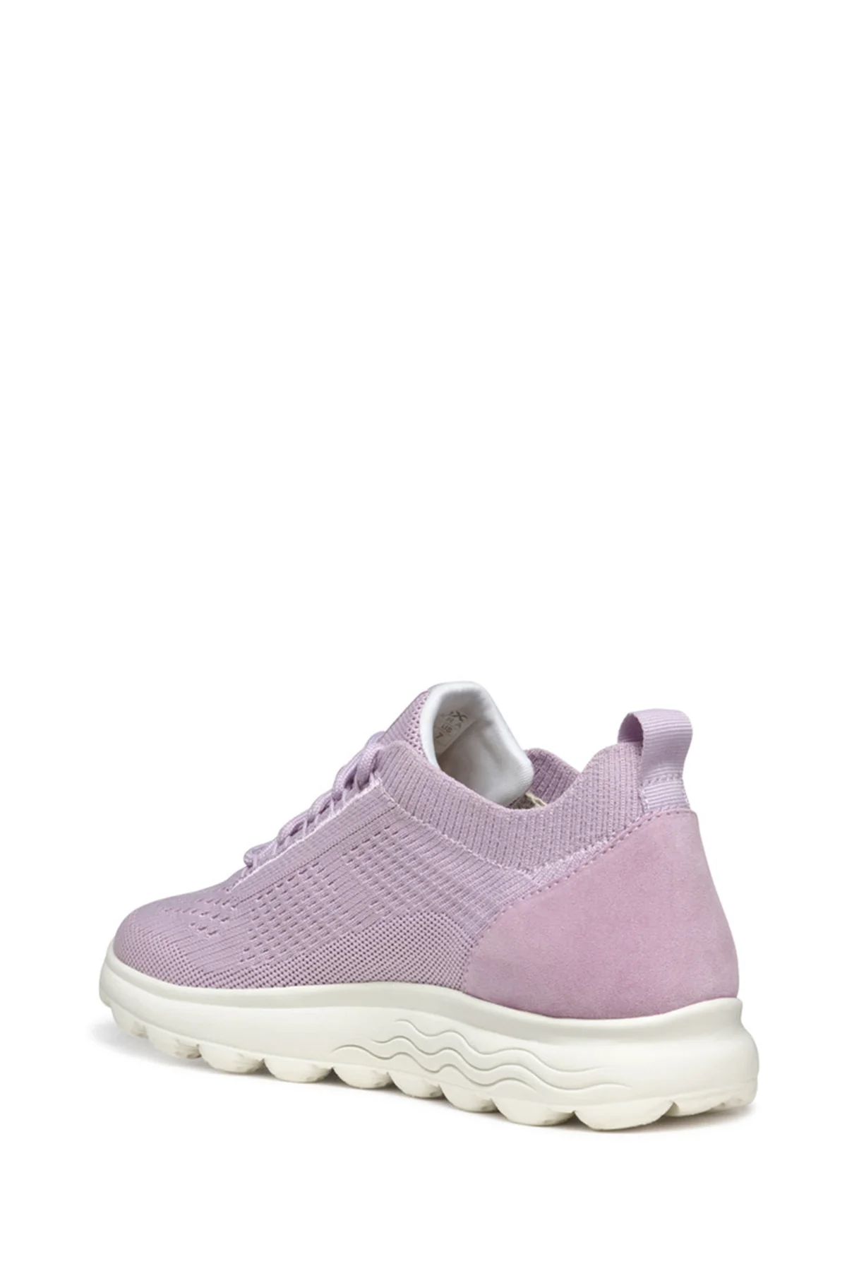 Geox Kadın Mor D Spherica A - Knitt. Text + Sue Bağcıklı Kumaş Sneaker - Image 3