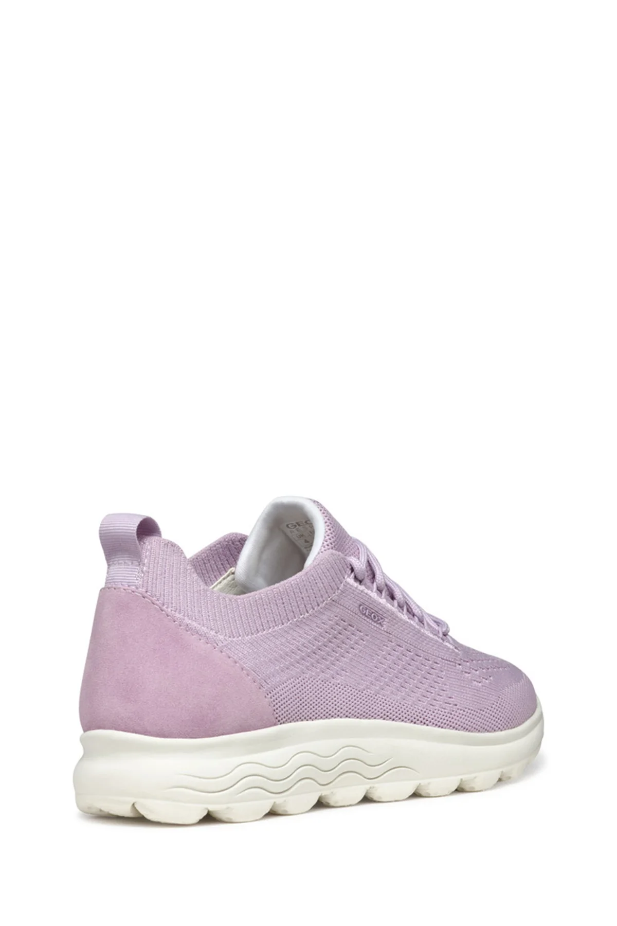 Geox Kadın Mor D Spherica A - Knitt. Text + Sue Bağcıklı Kumaş Sneaker - Image 4