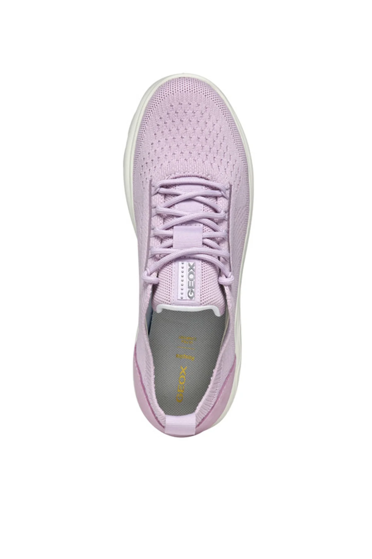 Geox Kadın Mor D Spherica A - Knitt. Text + Sue Bağcıklı Kumaş Sneaker - Image 5