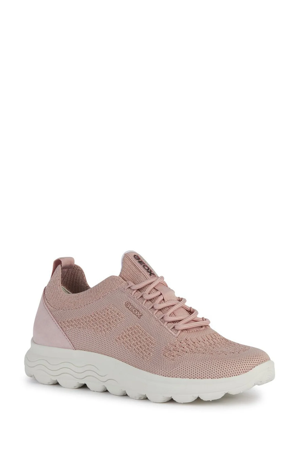 Geox Kadın Pembe Spherica Bağcıklı Kumaş Sneaker - Image 3