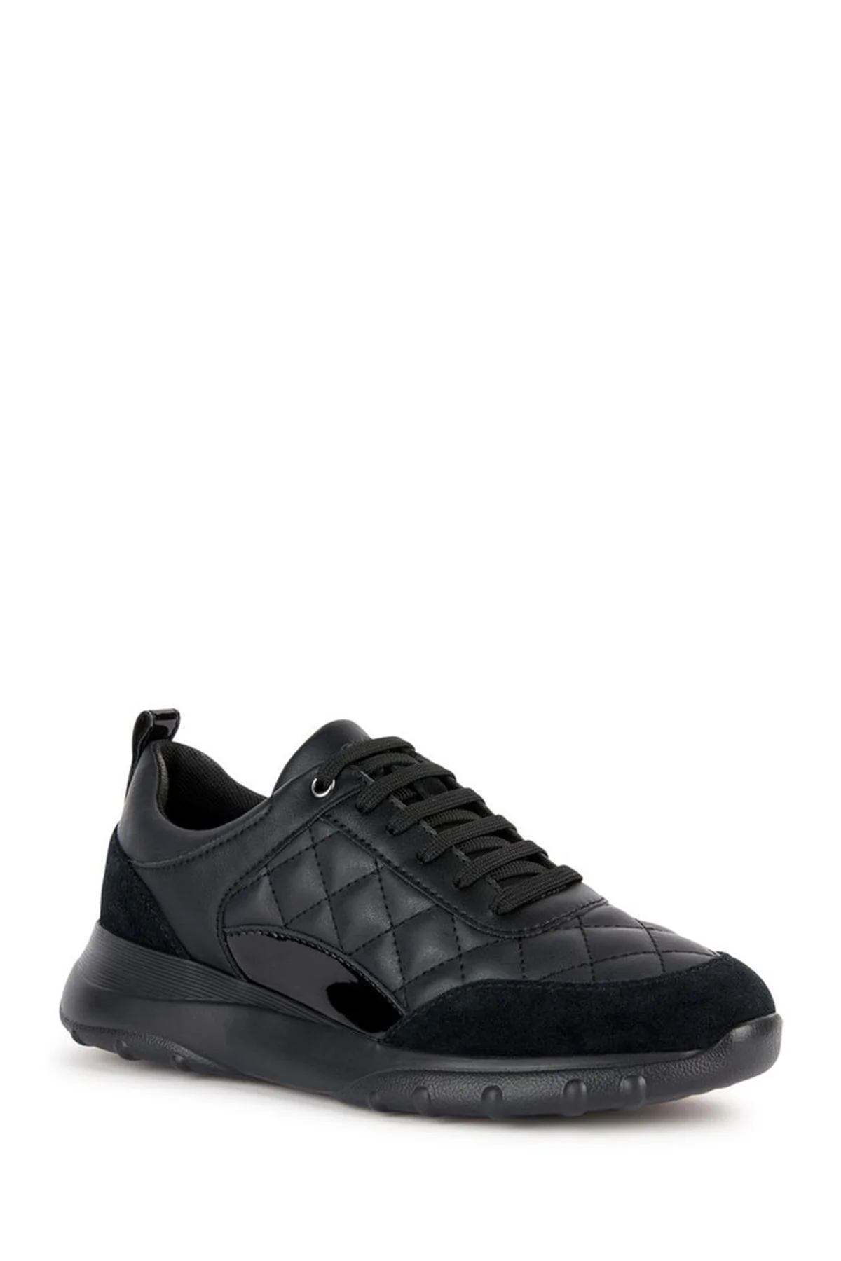 Geox Kadın Siyah Alleniee Bağcıklı Kalın Tabanlı Spor Sneaker - Image 3