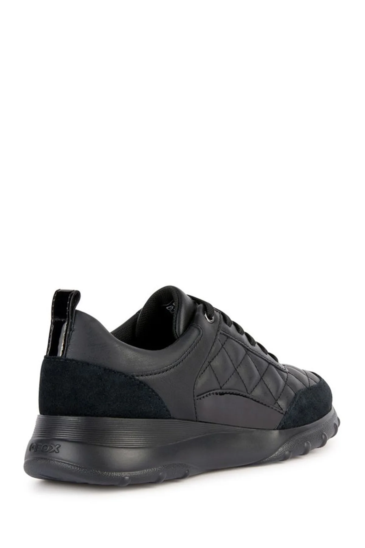 Geox Kadın Siyah Alleniee Bağcıklı Kalın Tabanlı Spor Sneaker - Image 4
