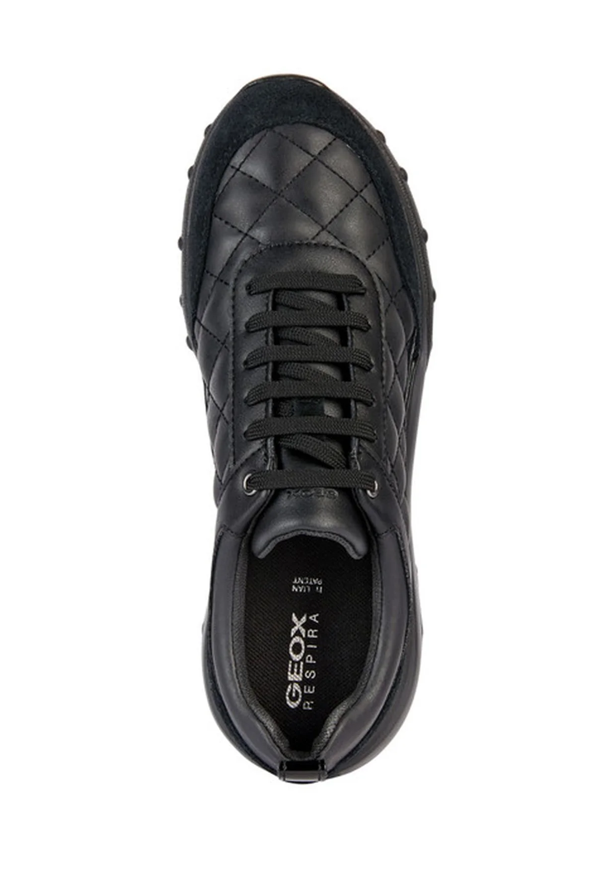 Geox Kadın Siyah Alleniee Bağcıklı Kalın Tabanlı Spor Sneaker - Image 5