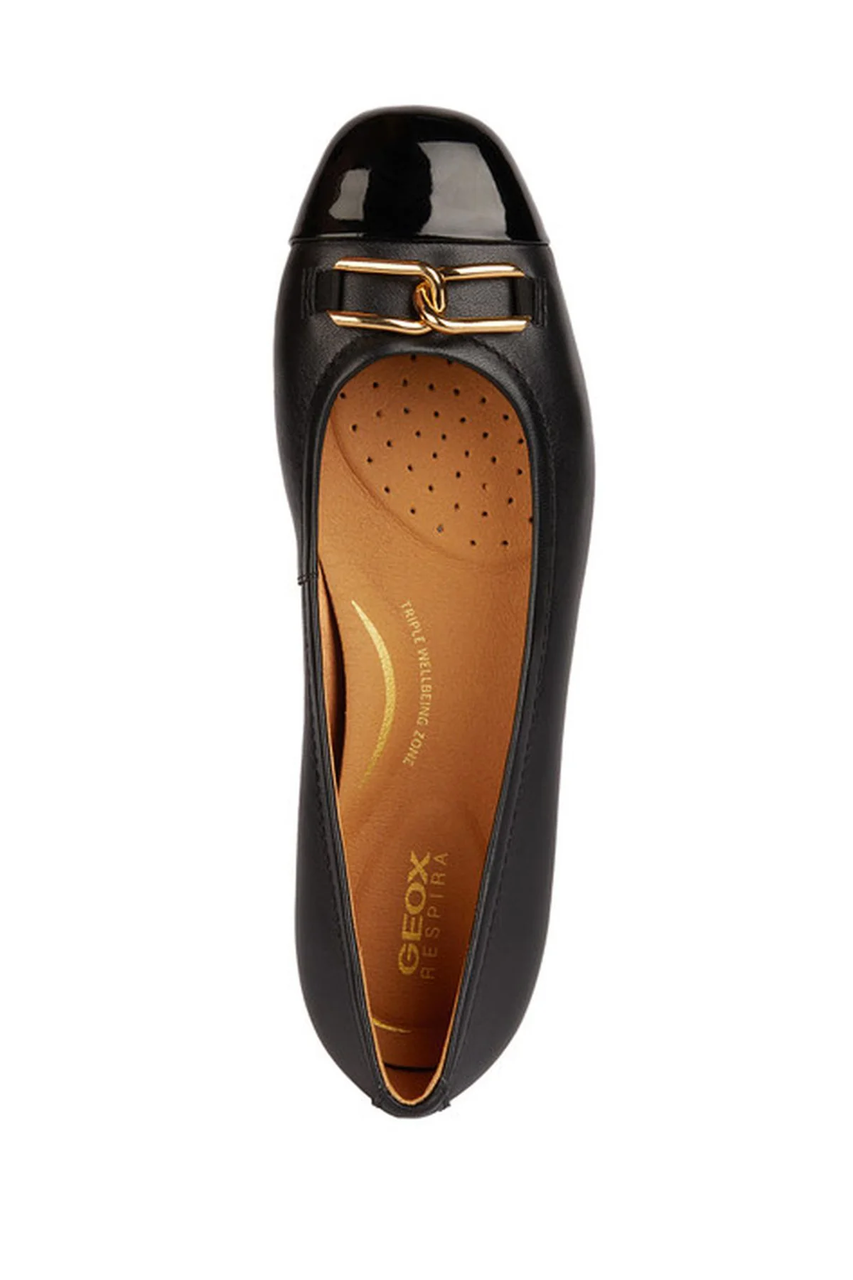 Geox Kadın Siyah Annytah Deri Babet - Image 5