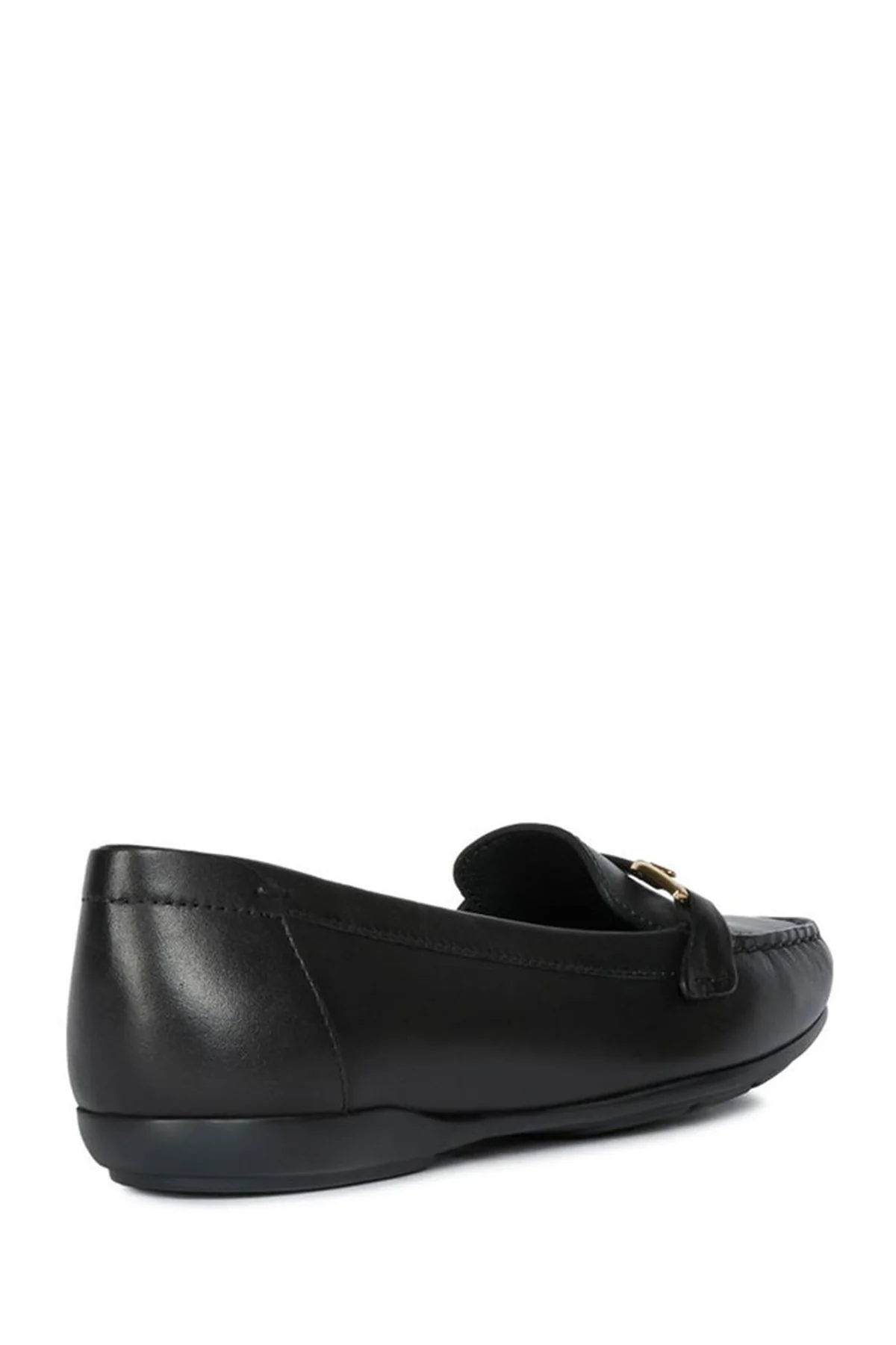 Geox Kadın Siyah Annytah Moc Deri Casual Loafer - Image 5