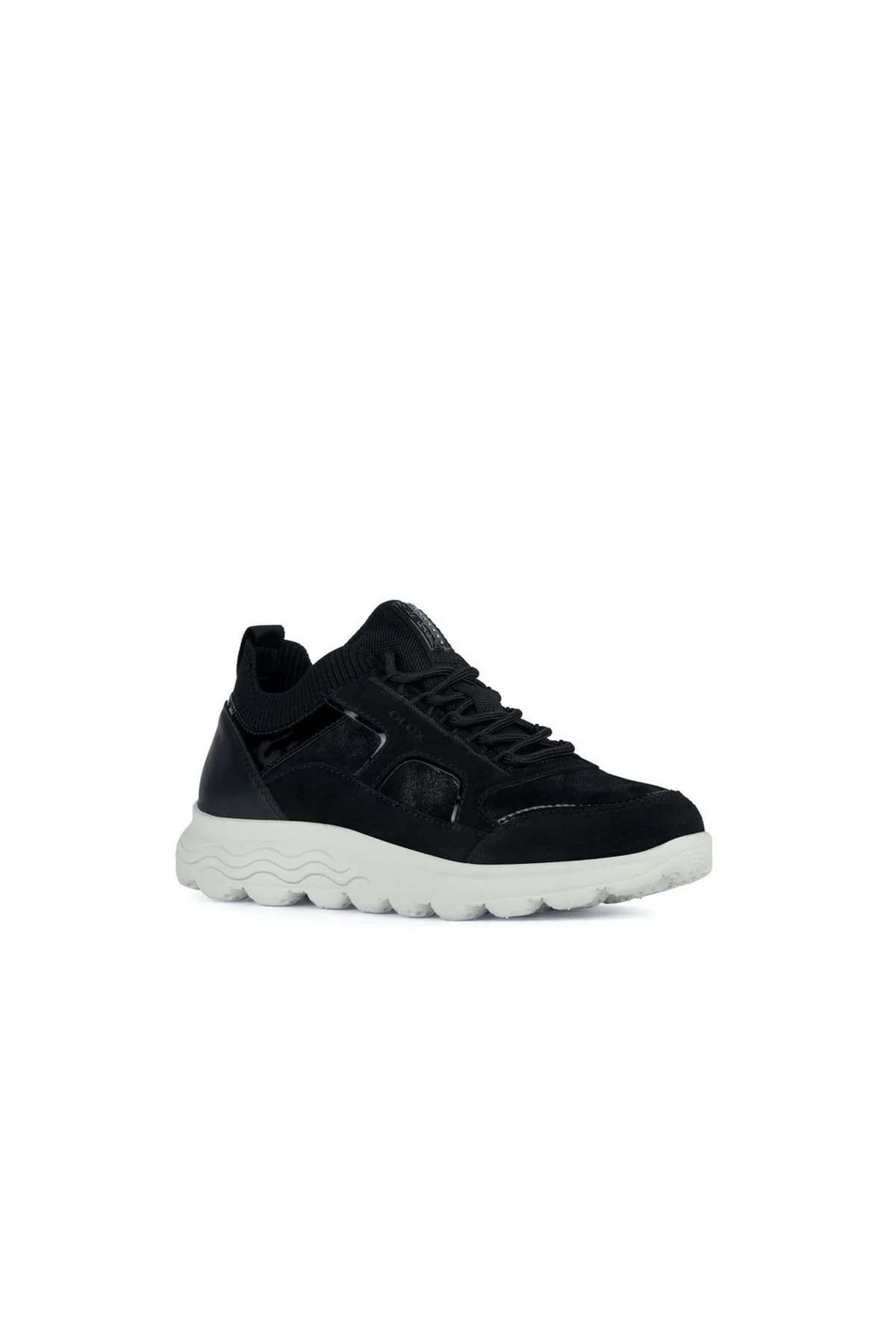 Geox Kadın Siyah Atlete Spherica Bağcıklı Kalın Tabanlı Sneaker - Image 3