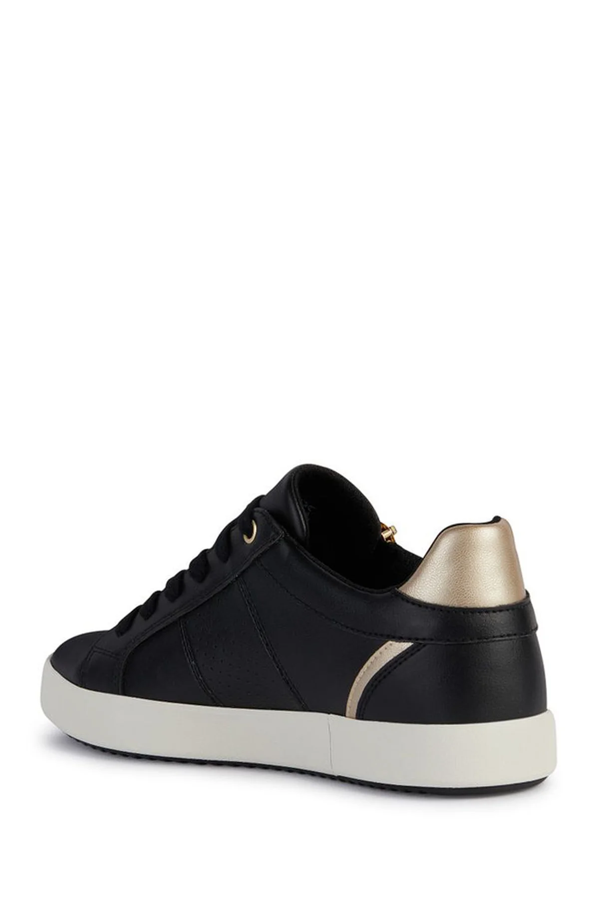 Geox Kadın Siyah Blomiee Bağcıklı Deri Sneaker - Image 2