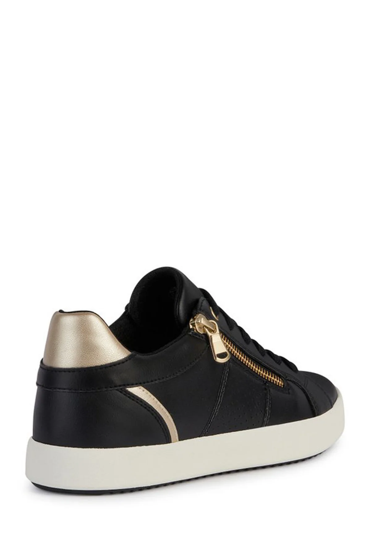 Geox Kadın Siyah Blomiee Bağcıklı Deri Sneaker - Image 4