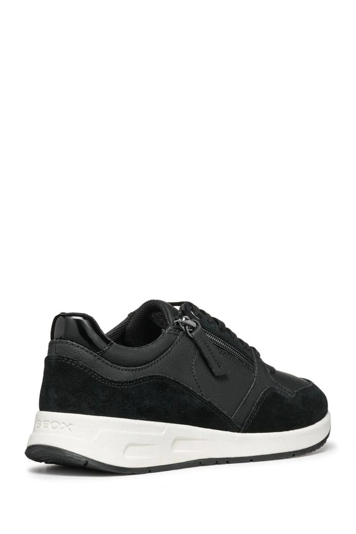Geox Kadın Siyah Bulmya Bağcıklı Deri Sneaker - Image 2