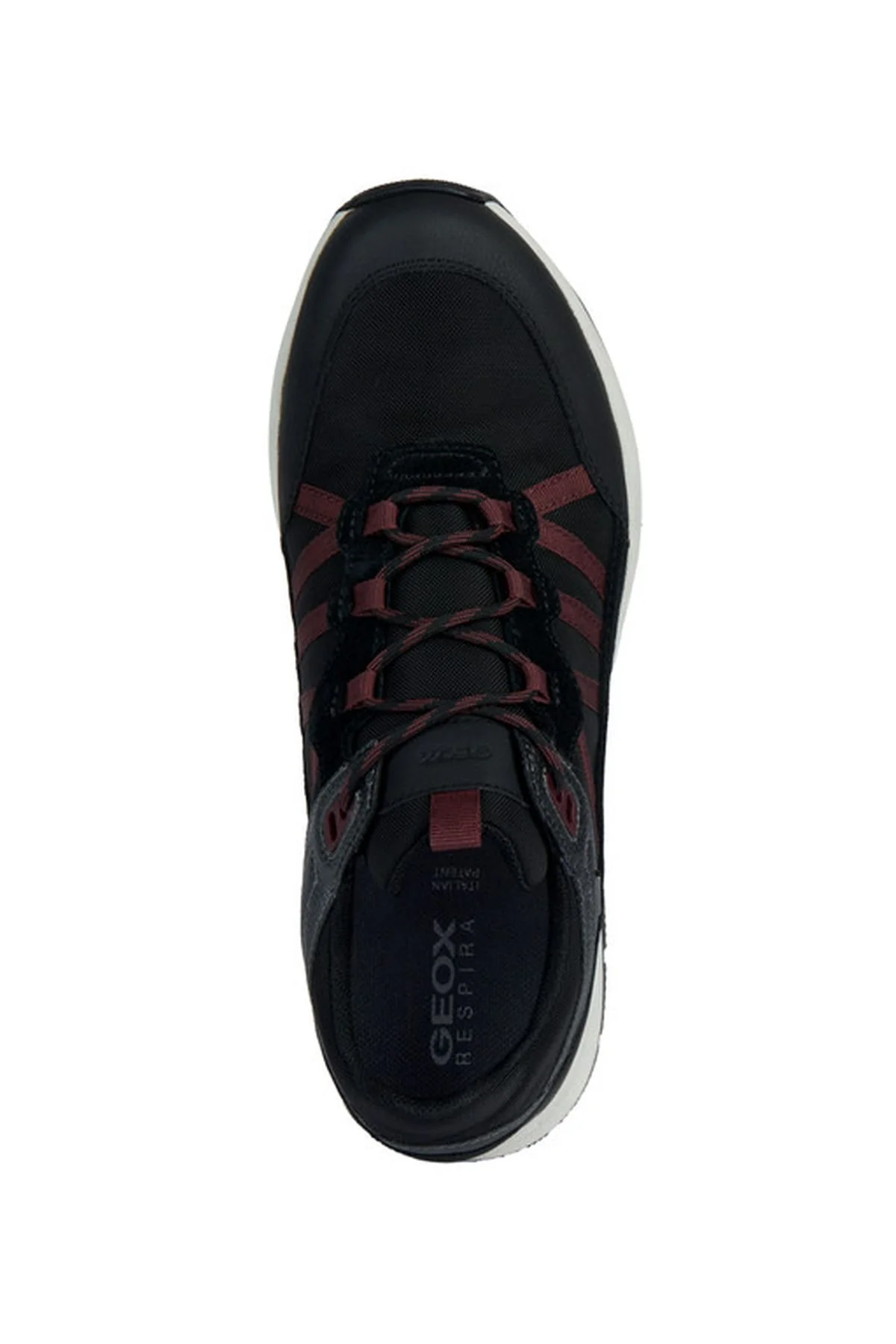 Geox Kadın Siyah D Braies B Abx B Bağcıklı Kalın Tabanlı Spor Sneaker - Image 5