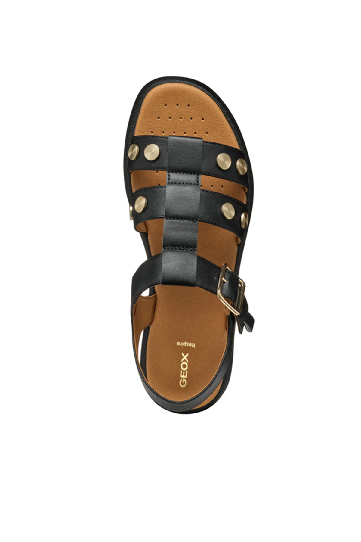 Geox Kadın Siyah D Camalei E Metal Detaylı Kalın Tabanlı Sandalet - Image 5