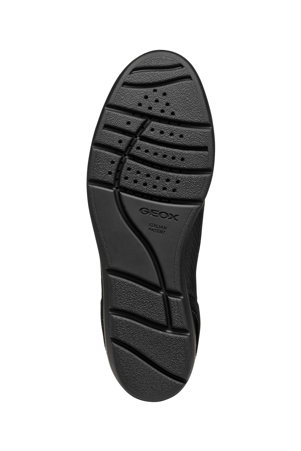 Geox Kadın Siyah D Ilde Bağcıklı Dolgu Topuklu Sneaker - Image 7