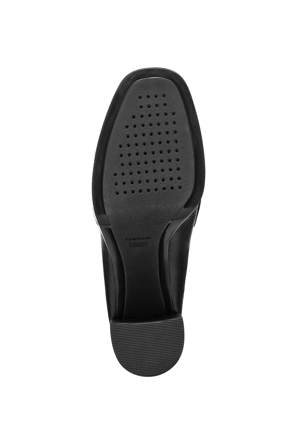 Geox Kadın Siyah D Teulada Topuklu Deri Loafer - Image 7