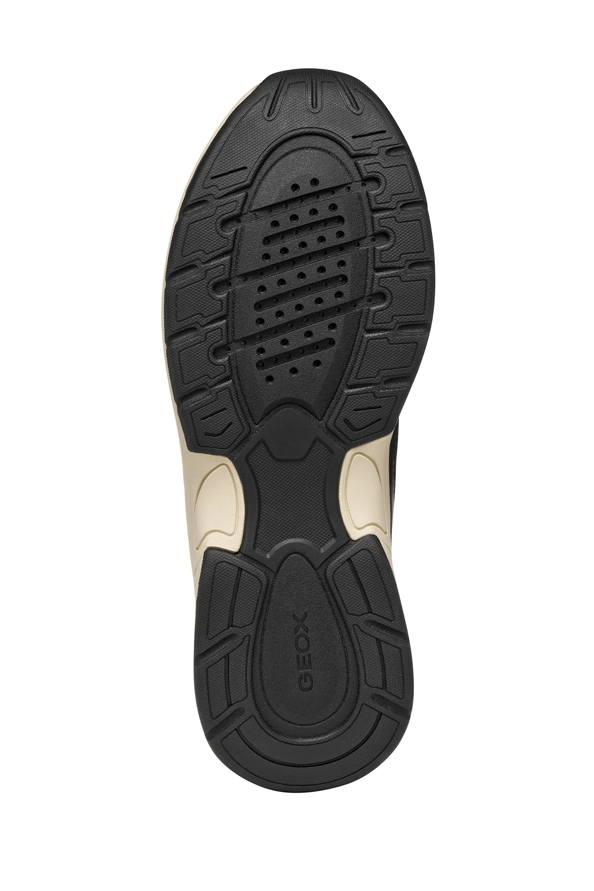 Geox Kadın Siyah D Zarvıa A - Mesh+Pearl.Gbk Bağcıklı Kalın Tabanlı Deri Sneaker - Image 6