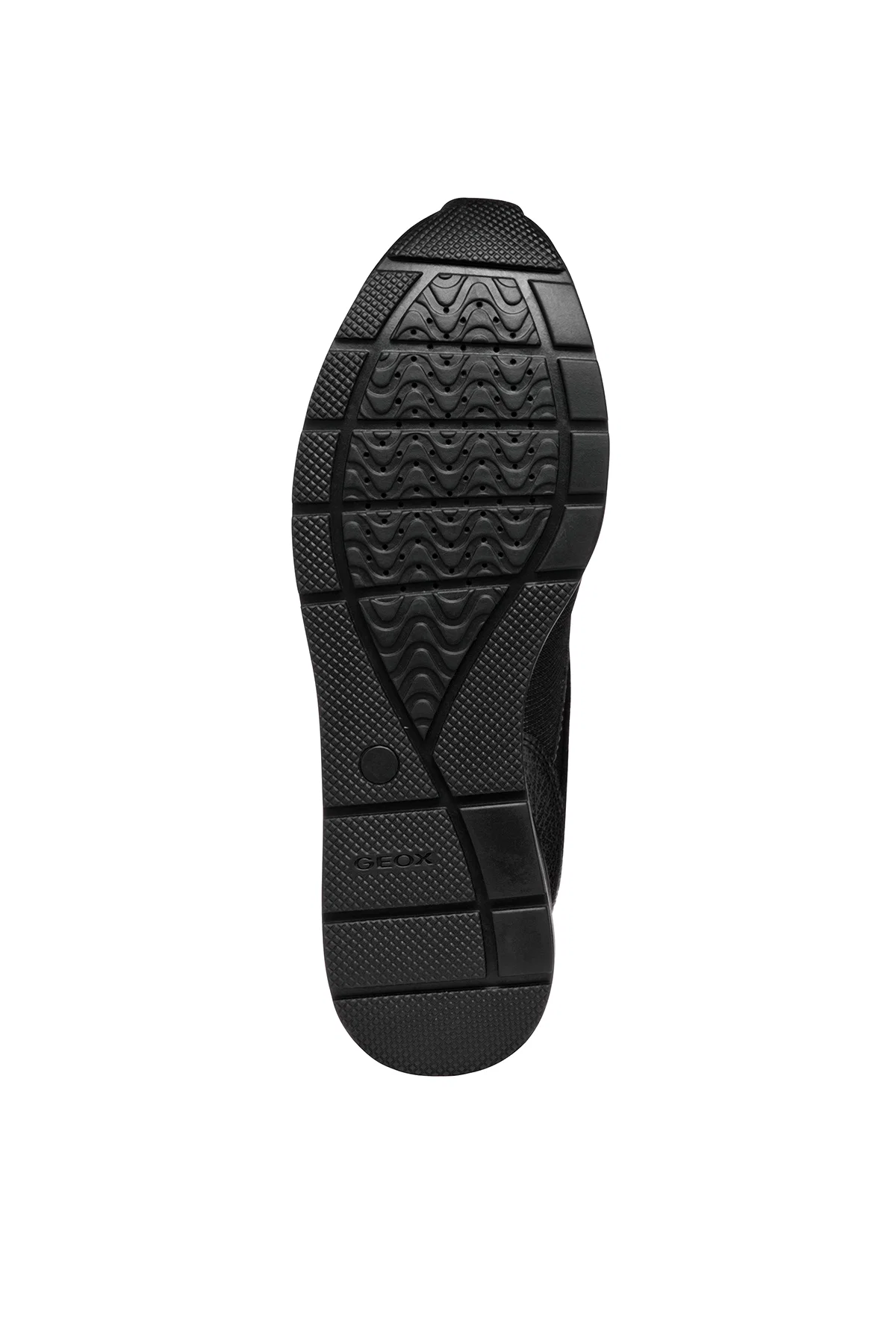 Geox Kadın Siyah D Zosma Bağcıklı Dolgu Topuklu Deri Sneaker - Image 9