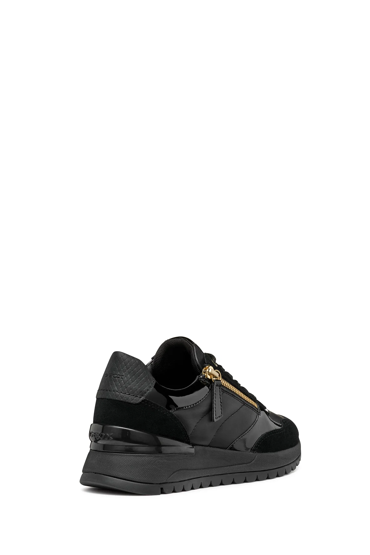 Geox Kadın Siyah Desya Bağcıklı Deri Sneaker - Image 5