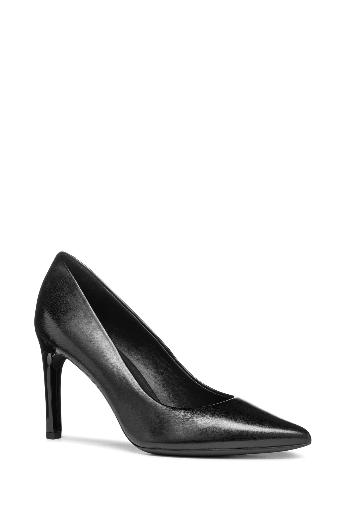 Geox Kadın Siyah Faviola İnce Topuklu Deri Stiletto - Image 3