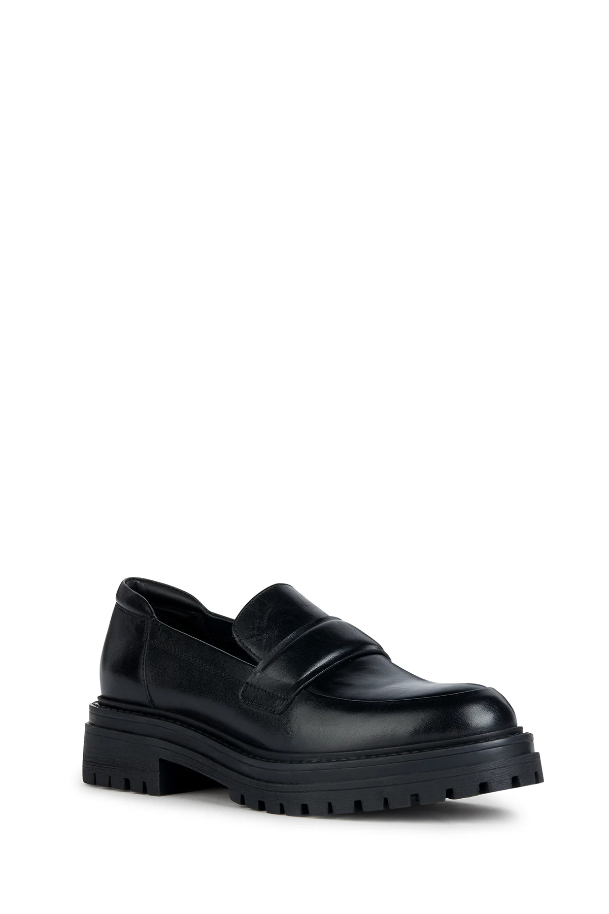 Geox Kadın Siyah Irıdea Deri Maskülen Loafer - Image 3